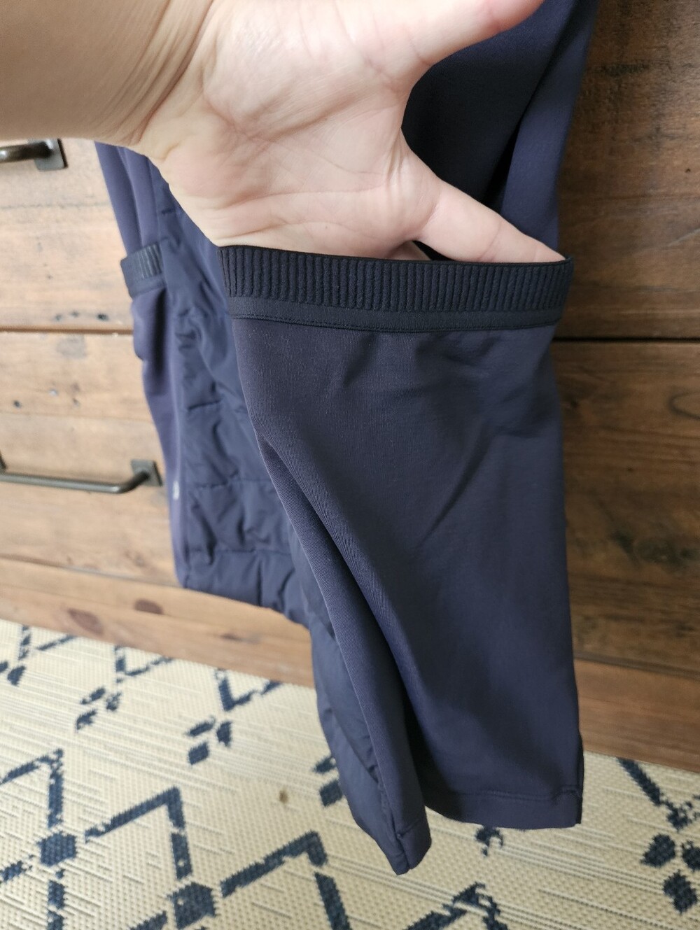 Lululemon Down For It All Vest In Color NAVY - Picture 8 of 10